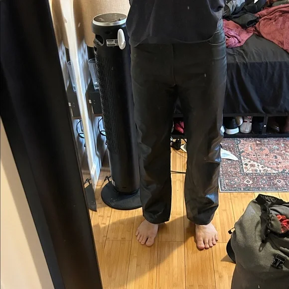 GAP Men's vintage laether pants. Bootcut/wide leg. - Picture 1 of 6